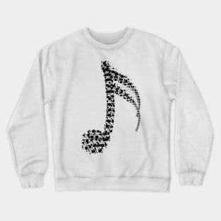 Sixteenth note Crewneck Sweatshirt